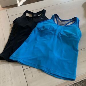 2 NIKE Dri-Fit Work Out Tanks